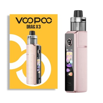 Voopoo Drag X3 Vape Pod Kit Glow Pink